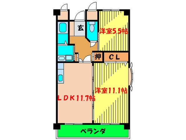 ロイヤルスプリングスの物件間取画像